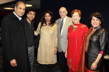 Umesh & Neal Jain, Director Roopa Barua, Howard Goldberg, Ellen, Rajni Jain at IFFH