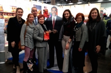 US Consul Gen. Scott Riedmann, Ellen, Friends, Leipzig Book Fair